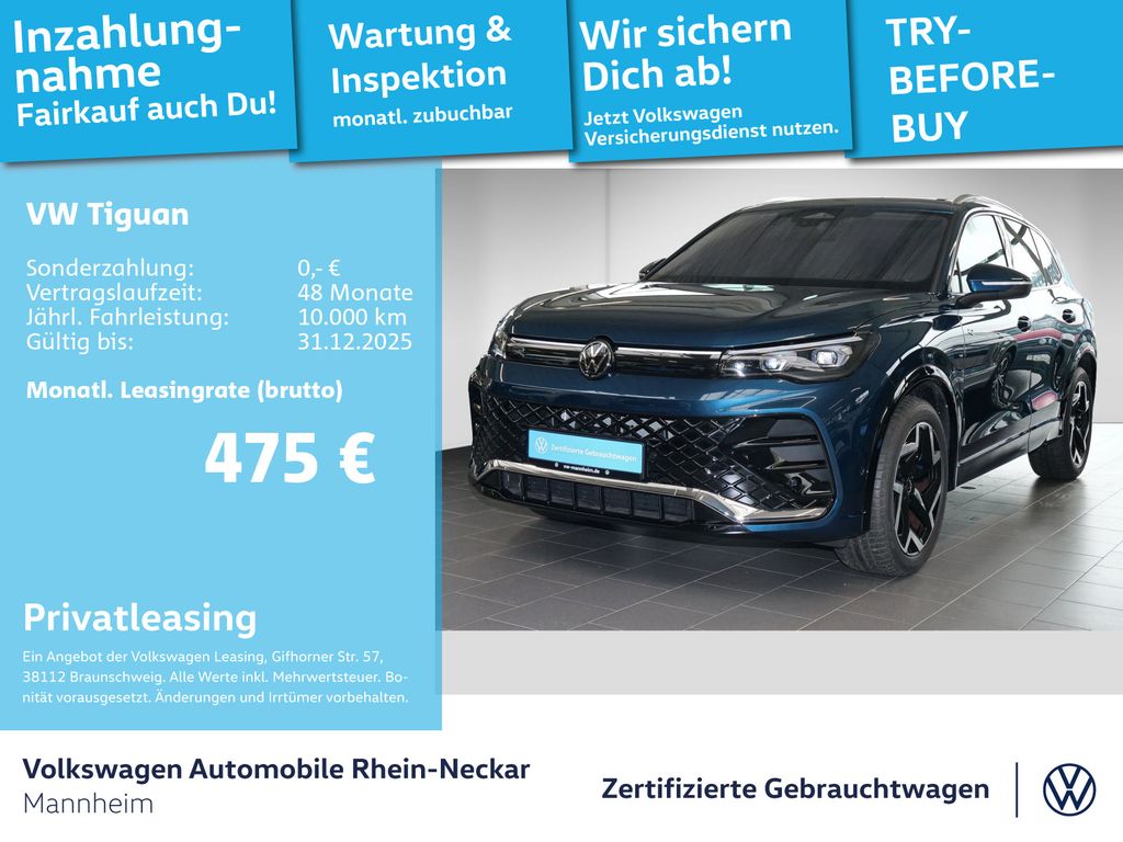 Volkswagen Tiguan 1.5 eTSI R-Line DSG GAR 2030 Navi AHK Sta