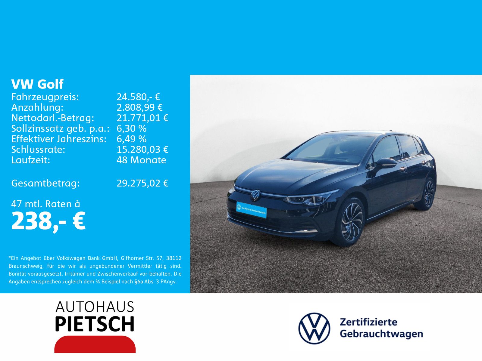 Volkswagen Golf VIII 1.5 eTSI Move DAB ACC foto 2