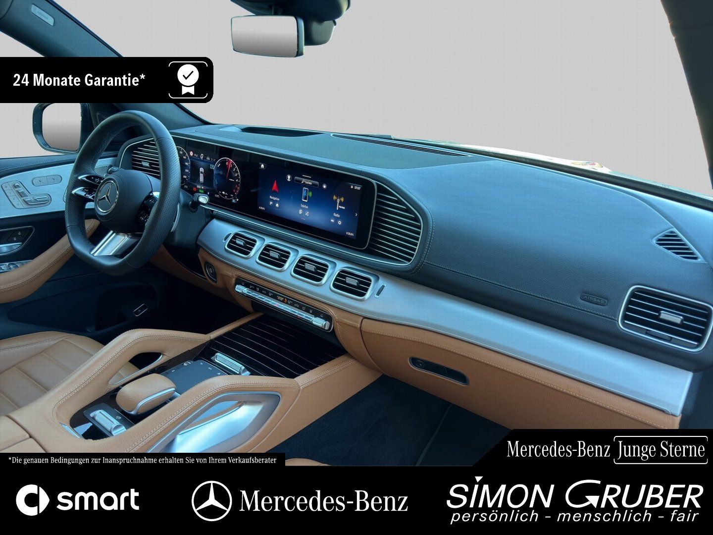 Fahrzeugabbildung Mercedes-Benz GLE 350 de 4M AMG Pano Burm Airmatic Leder AHK