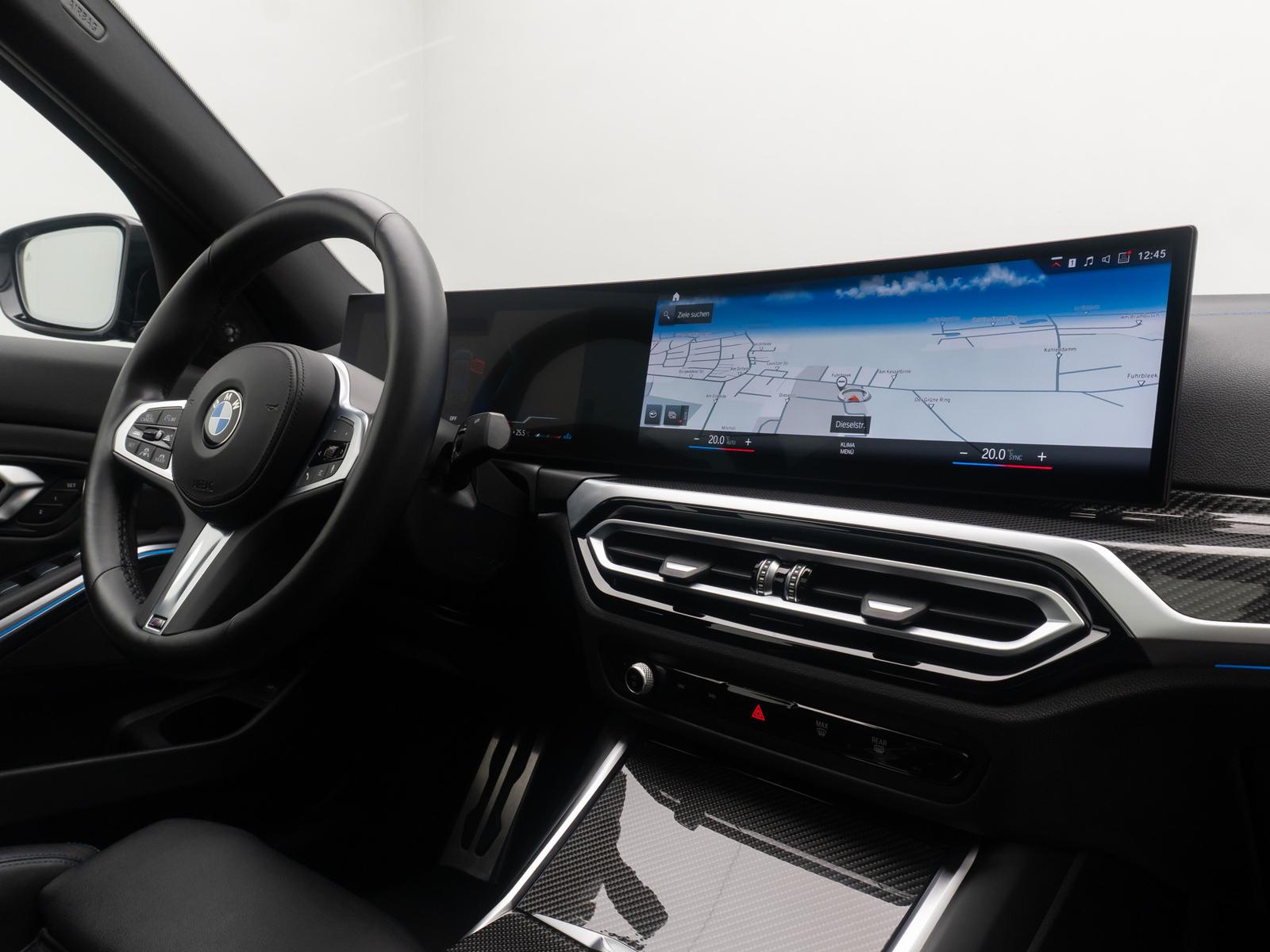 BMW M340d xD 360° HUD DAB H/K Alarm AHK Glasdach 19"