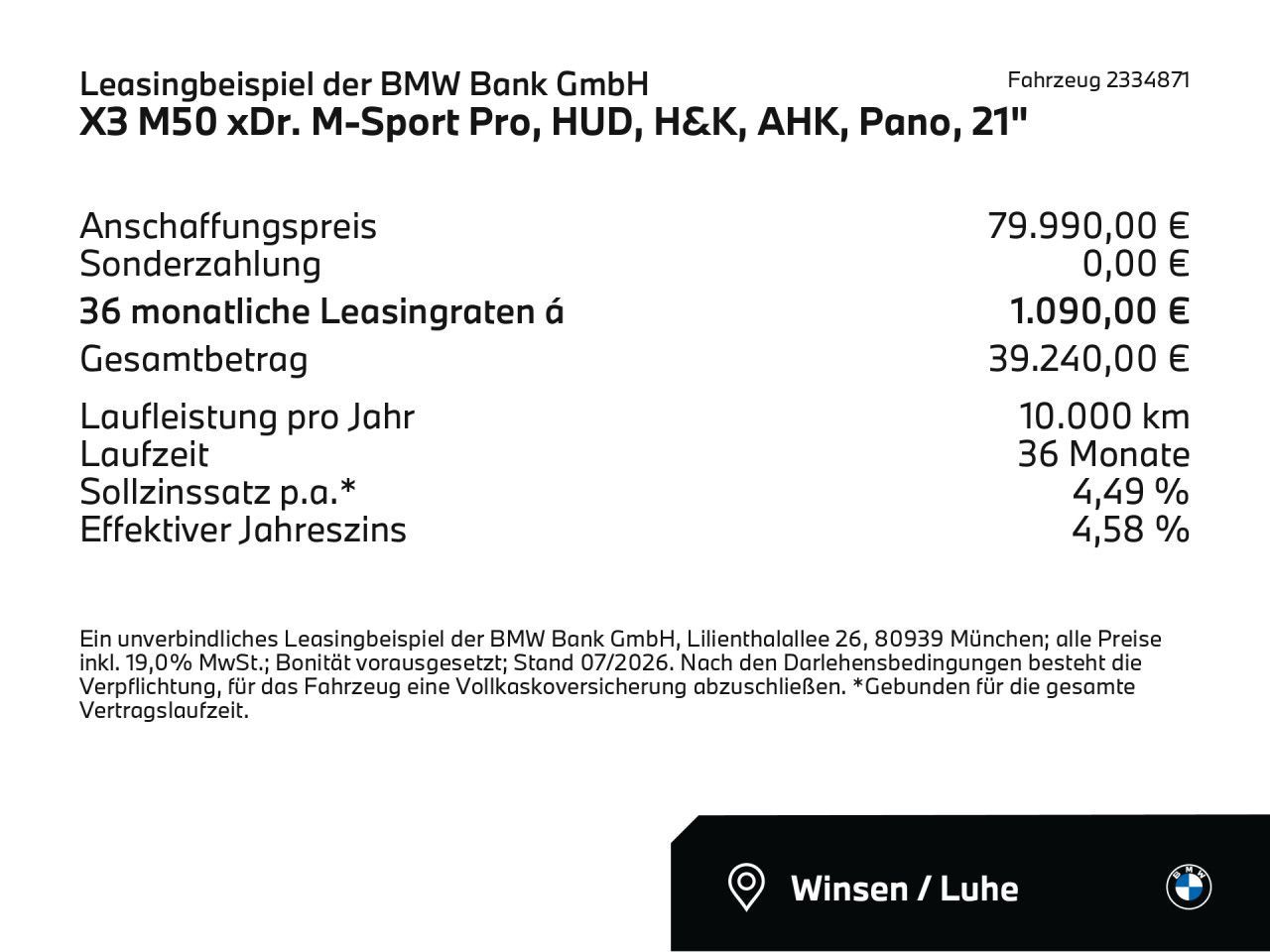 BMW X3 M50 xDr. M-Sport Pro, HUD, H&K, AHK, Pano, 21 foto 2