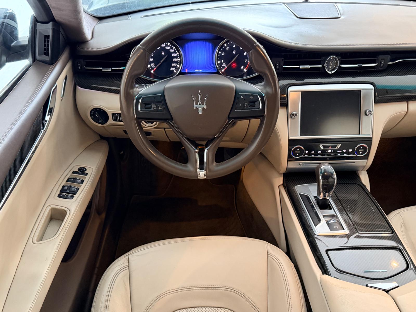 Maserati Quattroporte S V6 Biturbo 410 ch • BVA • Cuir • Sièges ventilés • Caméra