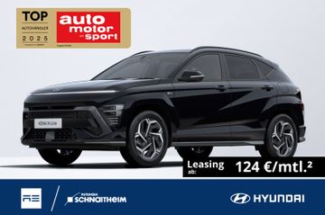 Hyundai Leasingangebot: Hyundai Kona N Line 1.6 T-GDI 180 PS DCT 2WD Ass-P, el.H