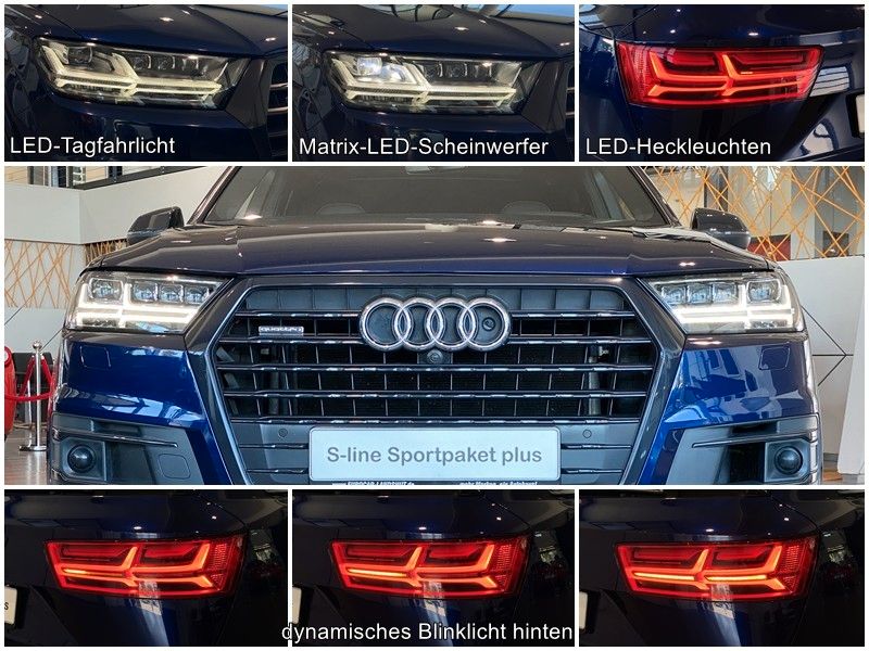 Audi Q7 50TDI S-line Matrix Luft Sthz HUD AHK ACC 7S foto 9