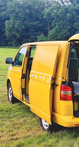 Volkswagen VW T5 Camper 1,9TDI 2 Schiebetüren grüne U... - Volkswagen LT: 9