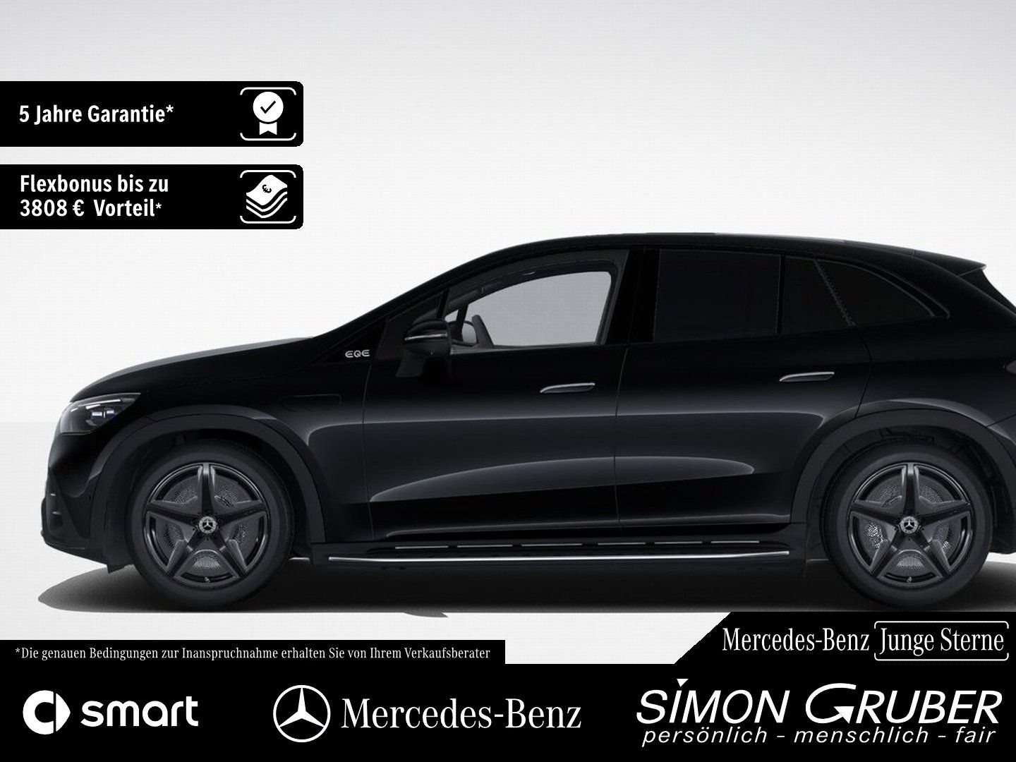 Fahrzeugabbildung Mercedes-Benz EQE 350+ SUV AMG Night Pano Airmatic DigiLight