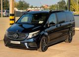 Mercedes-Benz V300 d LANG AMG-LINE NAVI DISTRONIC LED EL.TÜREN - Mercedes-Benz mit Diesel-Antrieb: Blau