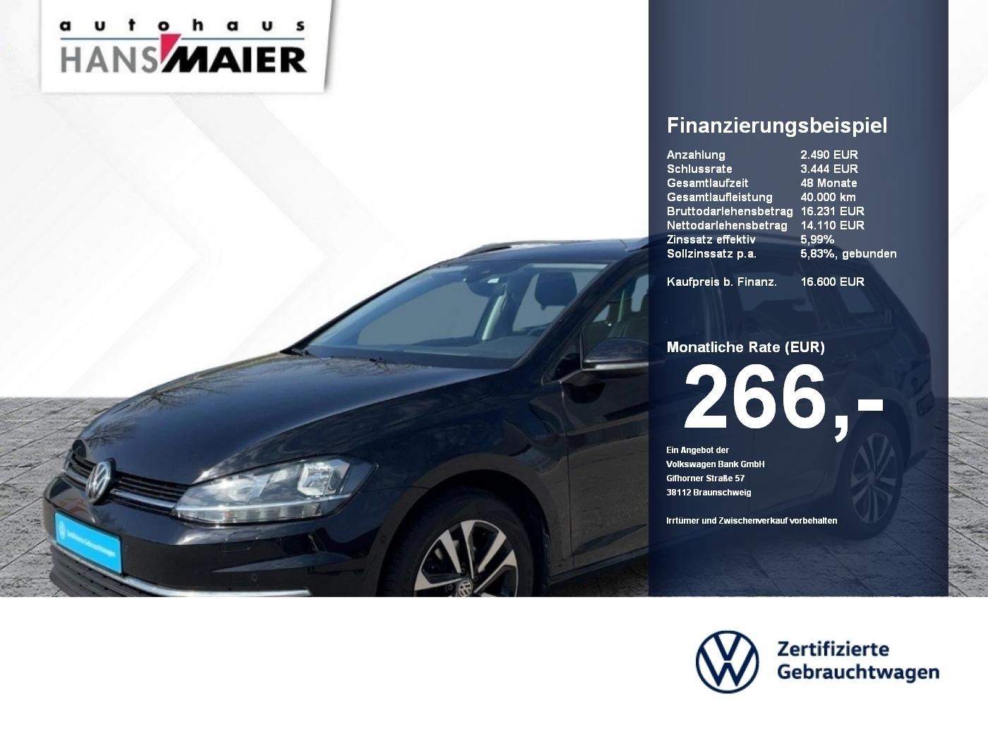 Volkswagen Golf VII Var. IQ.DRIVE DSG Navi ACC SH PDC 8fach
