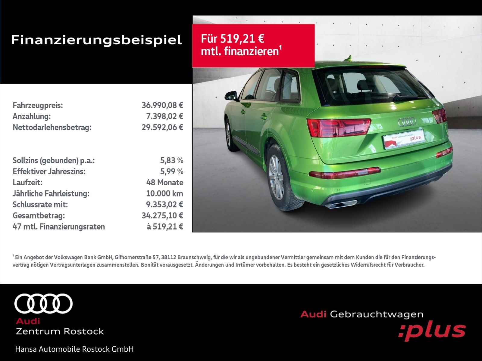 Audi Q7 45 TDI Quattro Navi Matrix Ahk Head Up Air Su foto 3