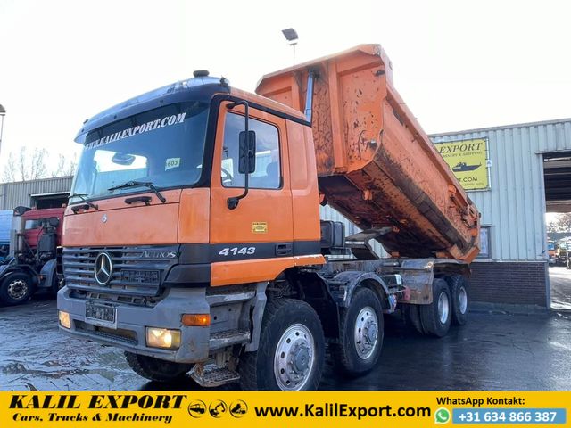 Mercedes-Benz Actros 4143 Kipper 8x8 Manuel Gearbox Big Axle's