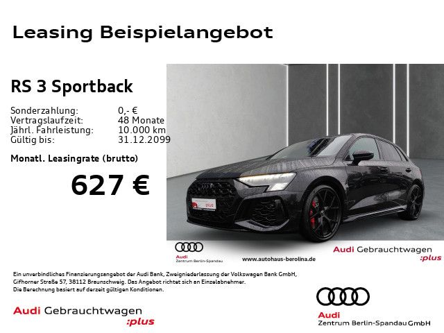 Vorschaubild: AUDI RS3 Sportback *PANO*MATRIX*360°*B&O*RS-AGA*NAV+* (Fahrzeug-Nr. A06369)