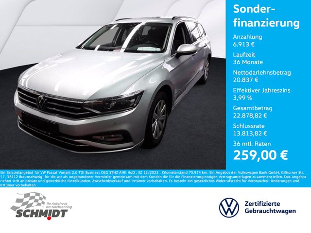 Volkswagen Passat Variant 2.0 TDI Business DSG STHZ AHK HuD