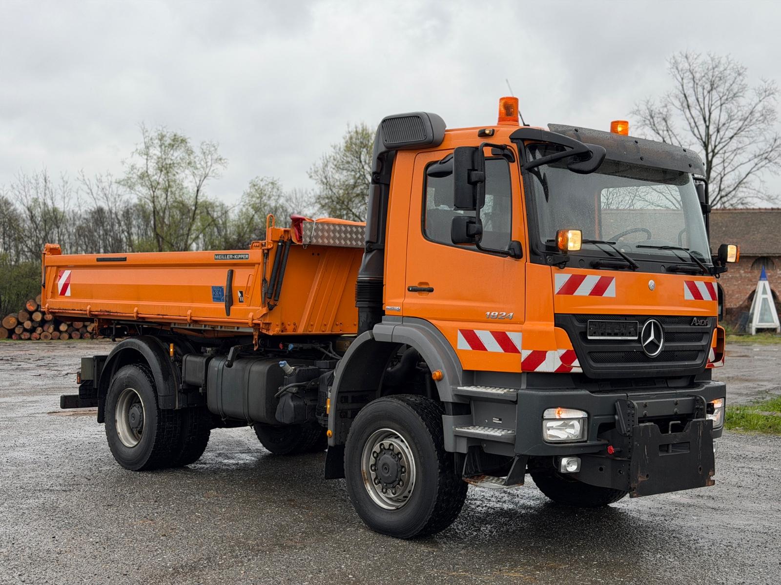 Mercedes-Benz Axor 1824 4x4 Meiller Kipper