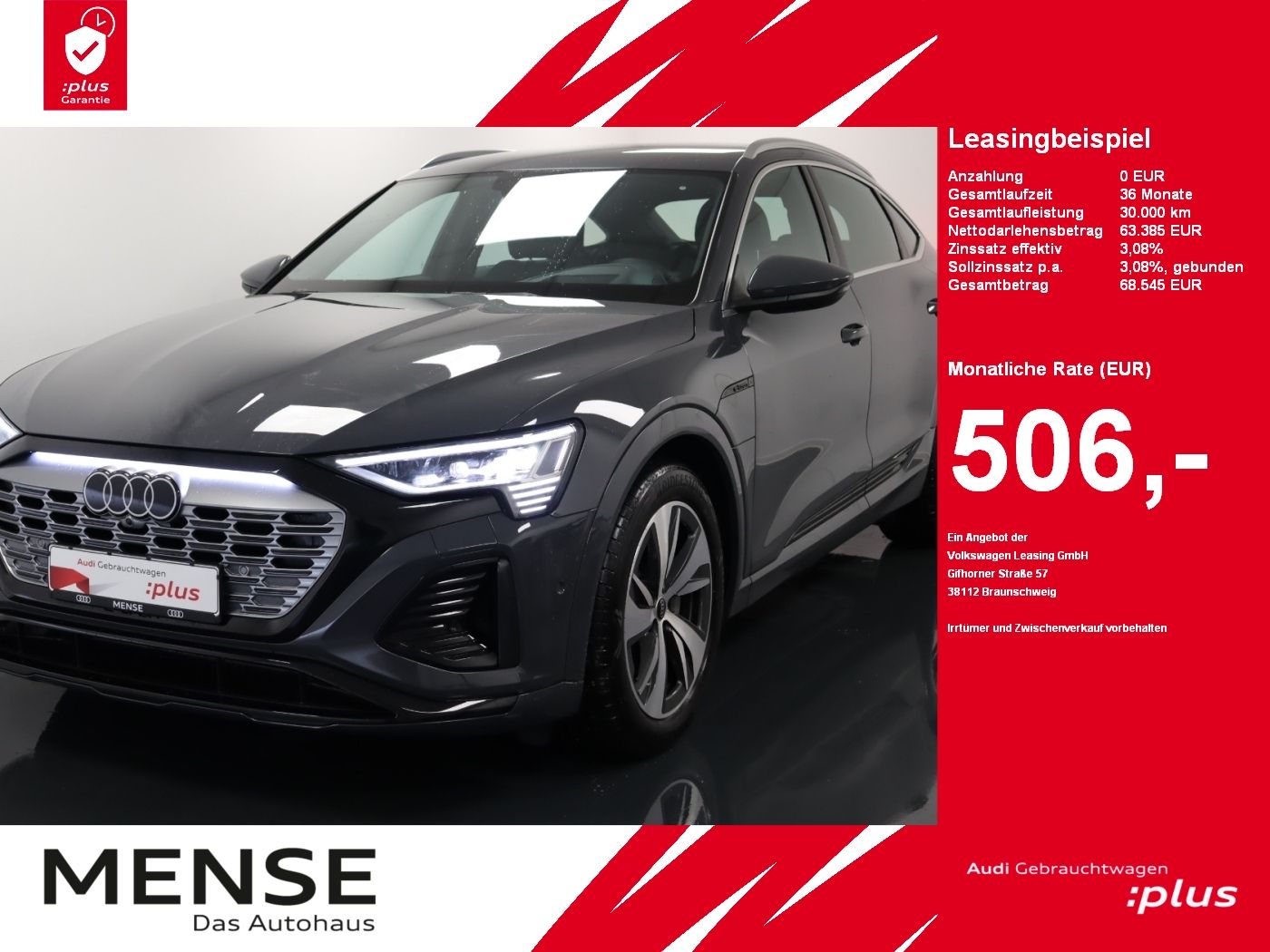 Audi Q8 e-tron Sportback 55 quattro S line |Matrix