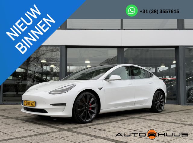 Tesla Model 3 Performance AWD Dual Autopilot Leder 20