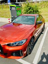 BMW i4 M50 - AHK, SD, H&K, Voll, ehem. NP 94.750 - mit Elektro-Antrieb: Orange, Limousine