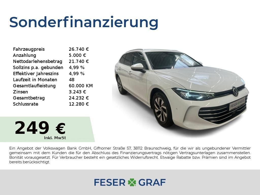 Passat Business 2.0 TDI DSG/LED/Rear View/Sitzhz