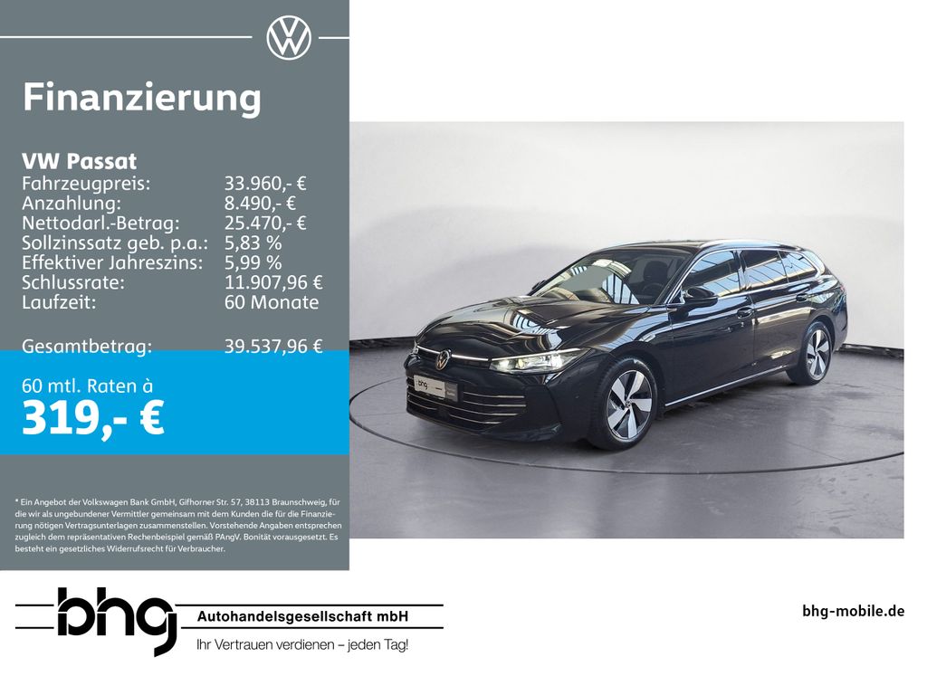 Passat Elegance 2.0 TDI DSG *LED*AHK*KLIMA*