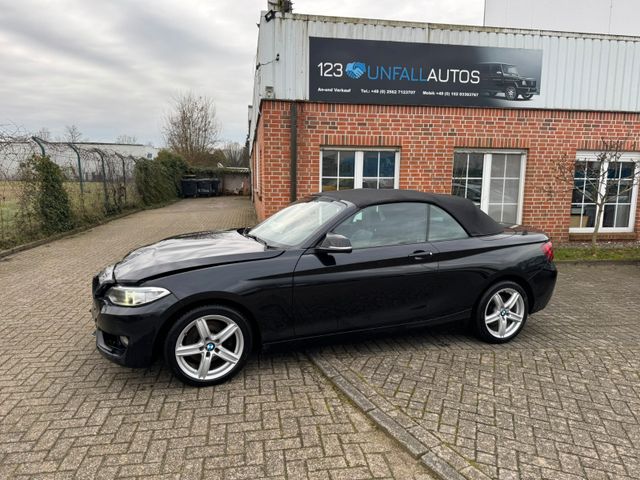 BMW 2-er Cabrio 220d Advantage * NAVI - LEDER *