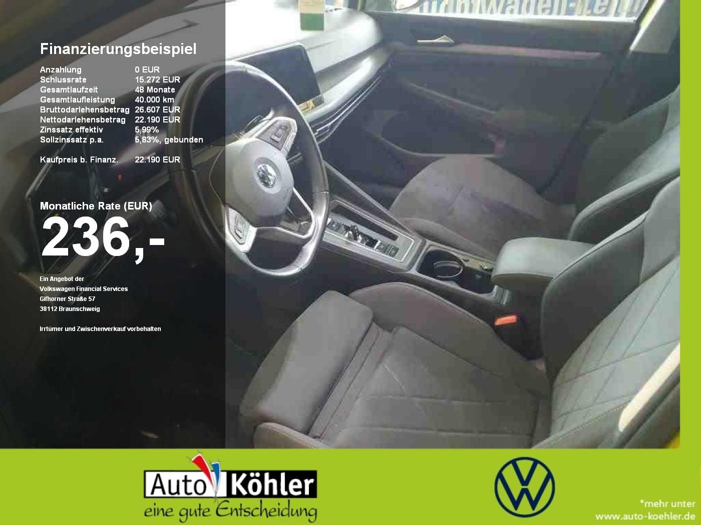Volkswagen Golf Style TSI DSG Kamera/CarPlay/ACC/LED
