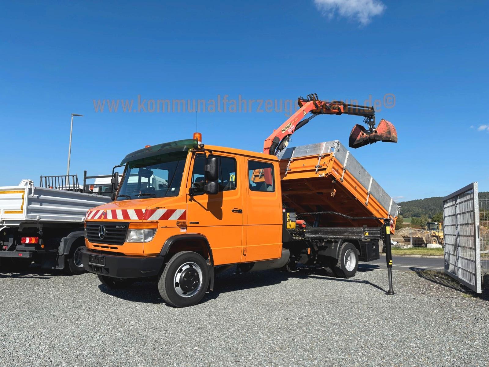 Mercedes-Benz Vario 818 Meiller Palfinger Kran*AHK*101 Tkm