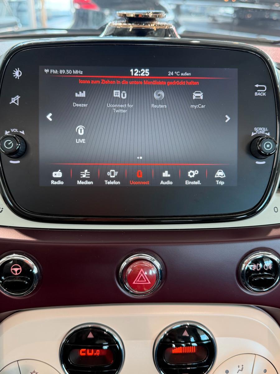 Fiat 500 Star Automatik PANO LEDER CARPLAY TEMPOMAT