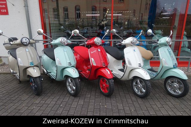 Vespa Primavera 125 E 5+ auch als 50ccm verfügbar