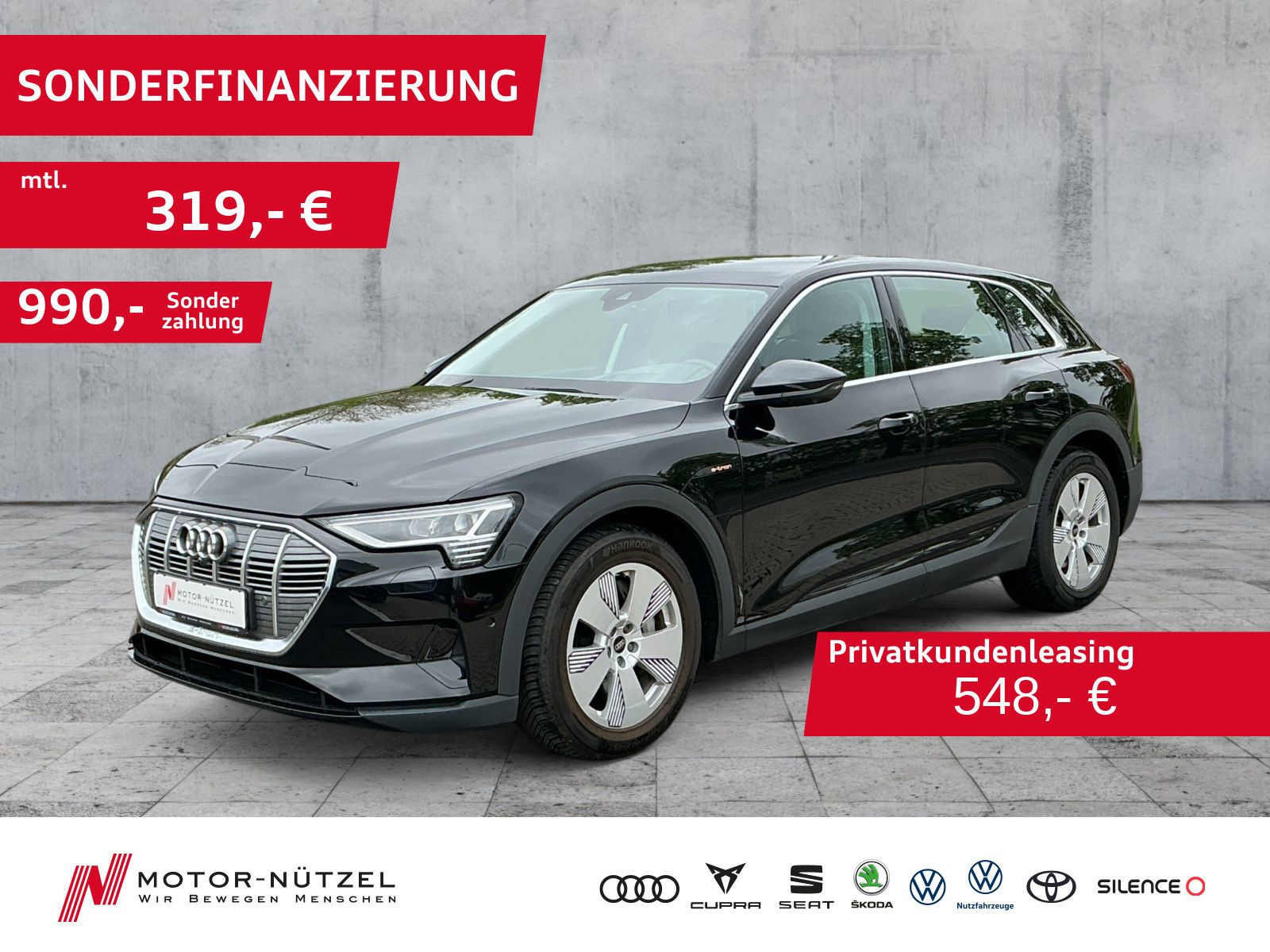 Audi e-tron 55 QU LED+NAVI+AIR+ACC+HuD+360°KAMERA+19Z
