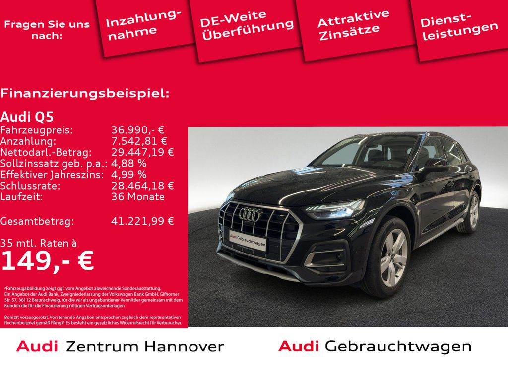 Q5 advanced 40 TDI quattro Matrix Kamera AHK
