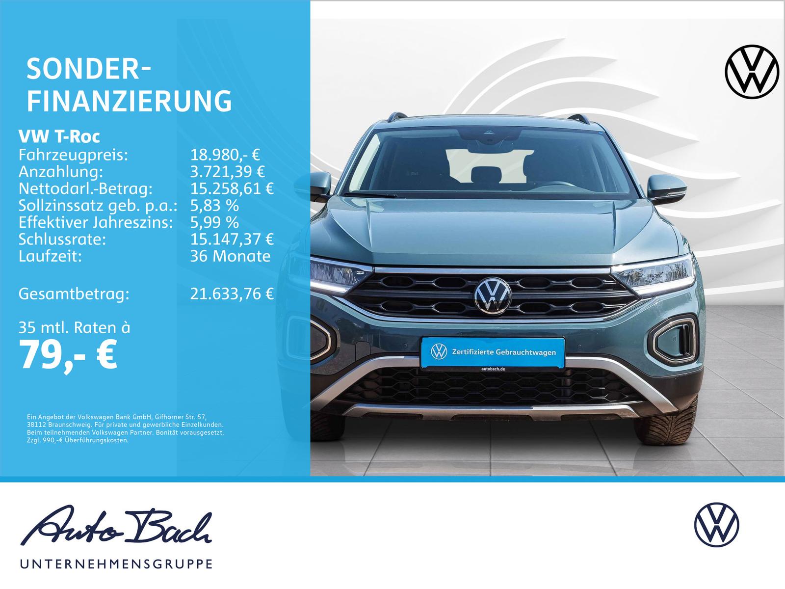 Volkswagen T-Roc 1.0 TSI "Life" Navi LED Digital Cockpit EP, миниатюра 2