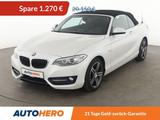BMW 220i Sport Line Aut.*NAVI*PDC*SHZ*BiXENON*TEMPO* - : Teilleder, Cabrio