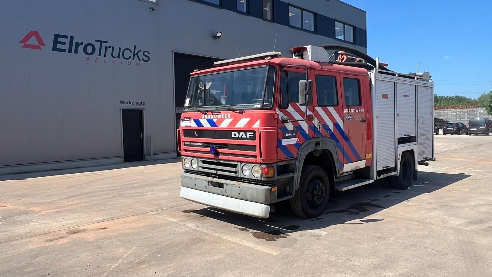 DAF 1700 ATI (FIRETRUCK / 60.000 KM / MANUAL PUMP /