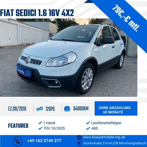 Fiat Sedici 1.6 16V 4x2*1.Hand*Euro5*TÜV 10/2025*