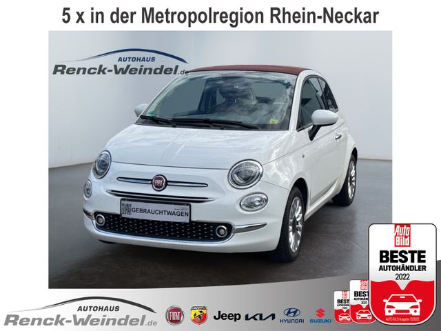 Fiat 500C 0.9 Lounge El. Verdeck Navi Klimaautom PDC 