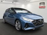 Hyundai i20 N-LINE NAVI+PARKASSISTANT+ABSTANDSTEMP+SITZH - mit Benzin-Antrieb: Blau, Scheckheftgepflegt, mit Klimaanlage
