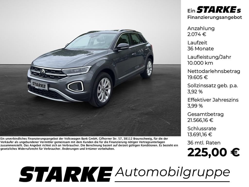 Volkswagen TRoc 10 TSI Style AHK Pano SitzkomfortPaket 2022