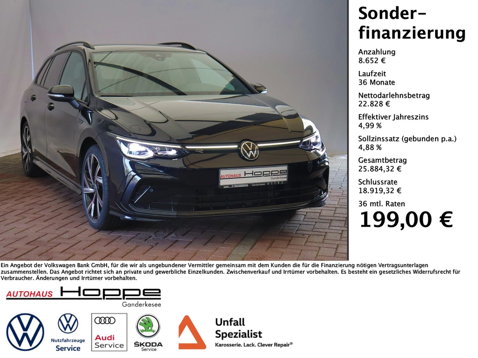 Volkswagen Golf VIII R-Line 1.5eTSI DSG+RFK+NAVI+APP+BLACKS