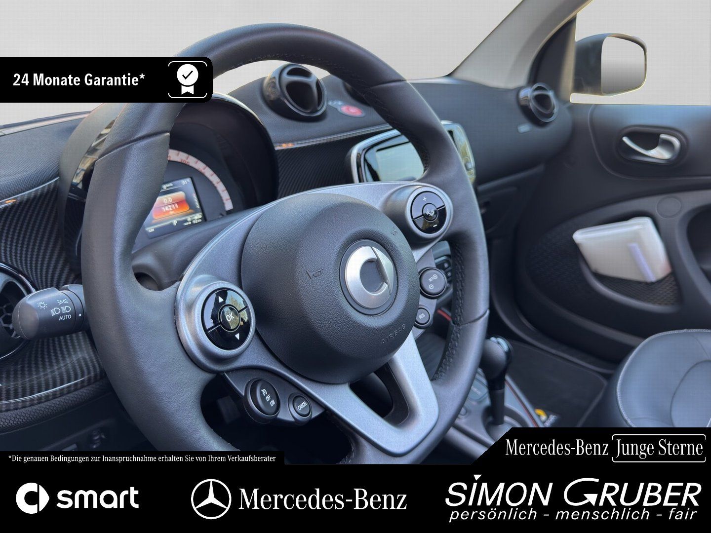 Fahrzeugabbildung Smart smart fortwo EQ Cabrio Excl. Leder Carbon 22KW