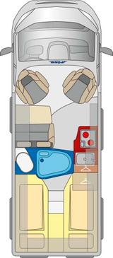 Pössl Roadstar 600L Einzel-/Längsbetten, 1.Hand - Wohnwagen in Karlsruhe