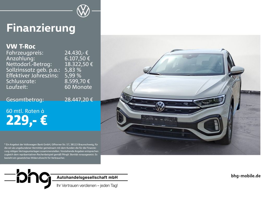T-Roc R-Line 1,0 TSI OPF 6-Gang