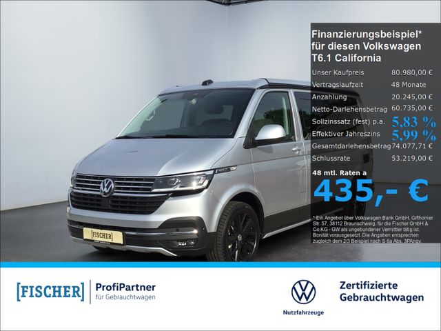 Volkswagen T6.1 California Ocean 2,0 TDI 4x4 Markise DSG St