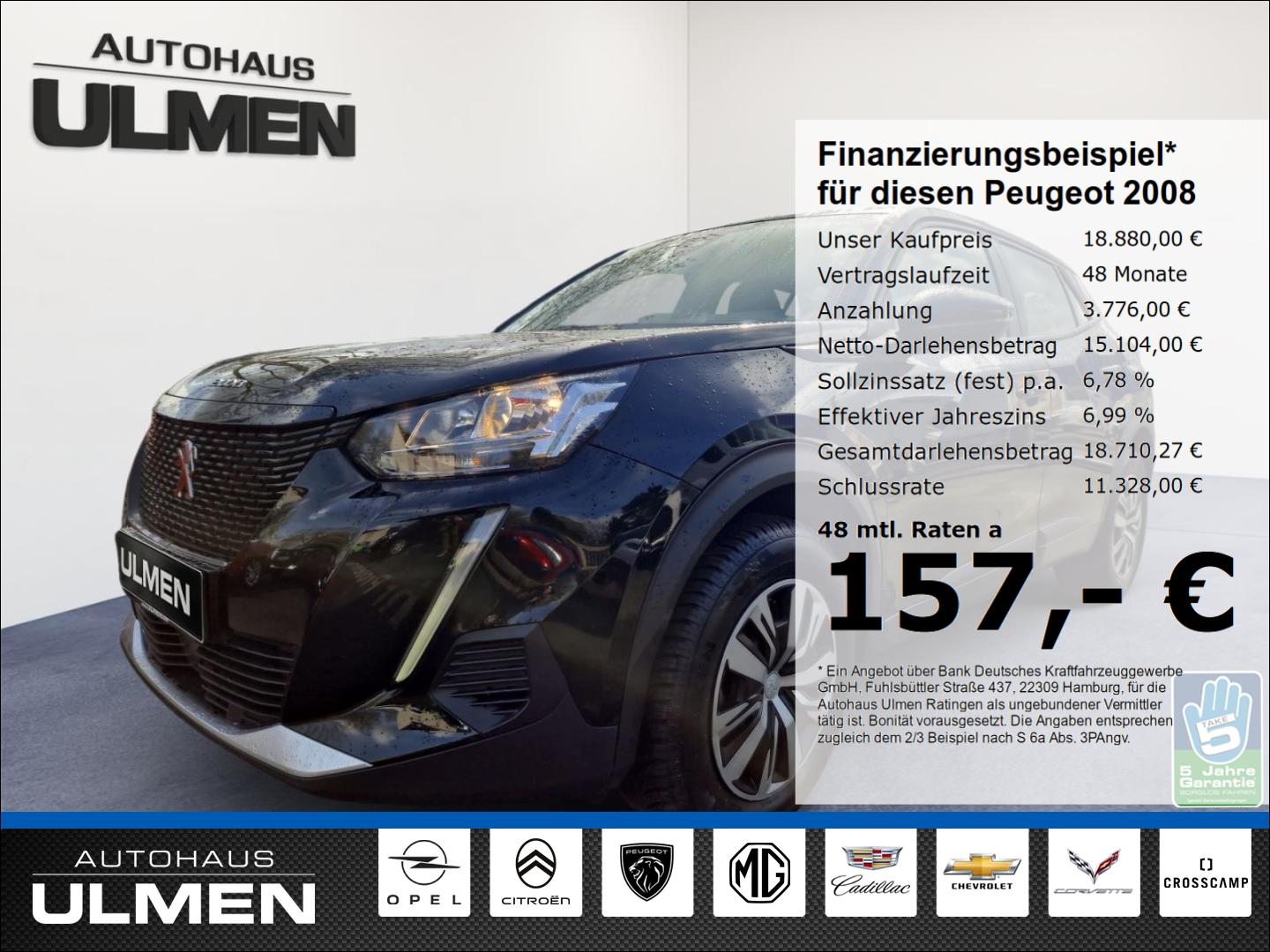 Peugeot 2008 e- Active Klimaautomatik Park Distance Cont