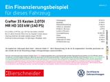 Volkswagen Crafter 35 Kasten 2,0TDI MR HD Klima SH Facelift - Volkswagen Crafter