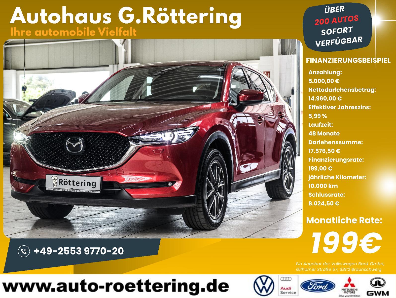 Mazda CX-5 Sports-Line AWD+Leder+Matrix+Head-up+ACC+