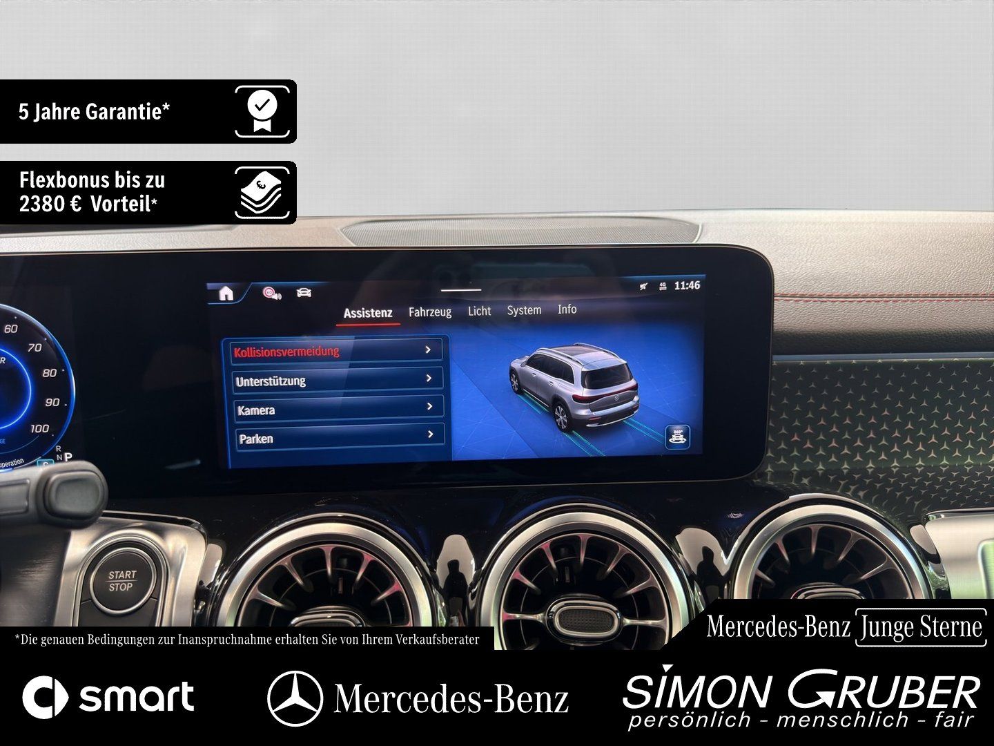 Fahrzeugabbildung Mercedes-Benz EQB 300 4M AMG Panorama HUD Distronic 7Sitze
