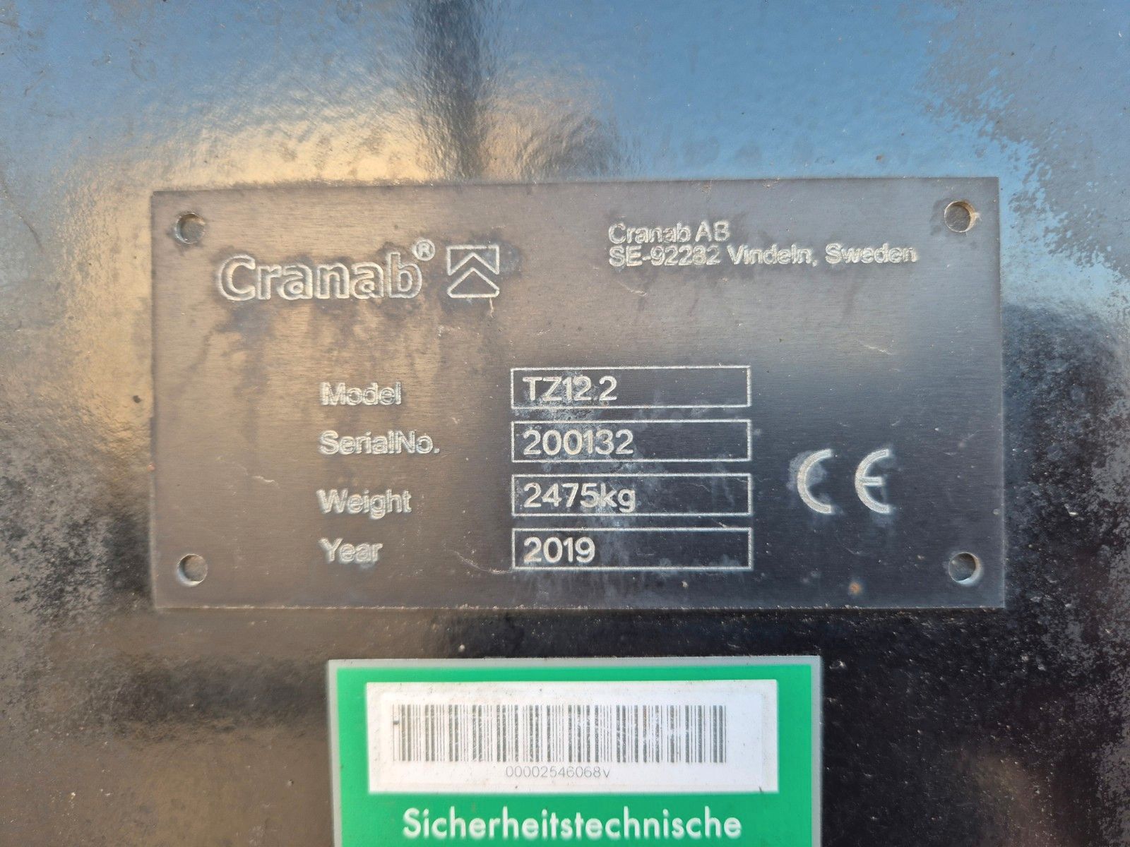 Fahrzeugabbildung Mercedes-Benz Arocs 2751 L 6x2/4 HAD Kurzholz Cranab TZ12.2