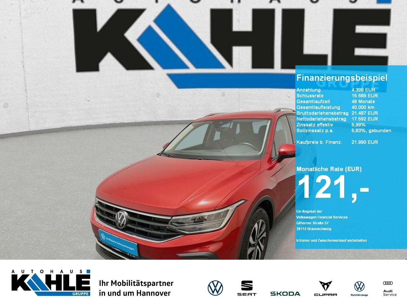 Volkswagen Tiguan 2.0 TDI DSG Active CarPlay Black ACC LED