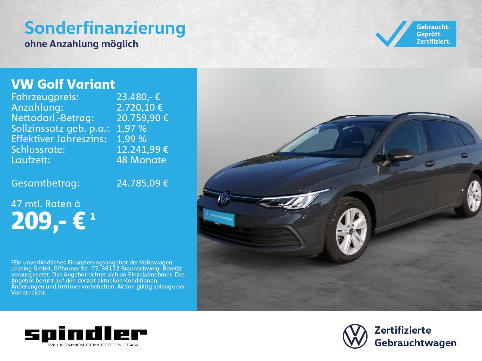 Volkswagen Golf Variant Life 2.0 DSG Navi CarPlay AHK LED