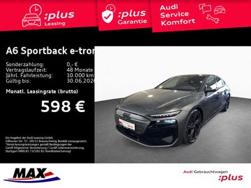 Audi Leasingangebot: Audi A6 Sportback e-tron 0,25% S LINE MATRIX+AHK+AR H