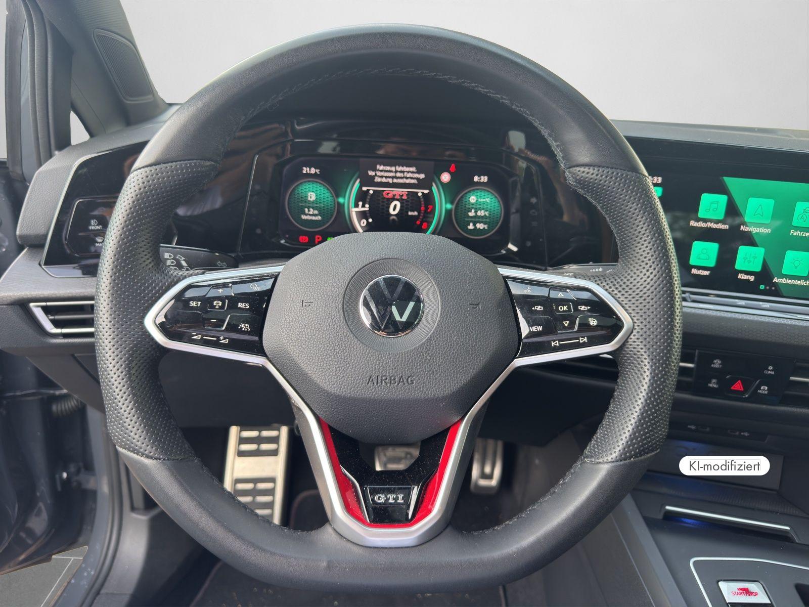 Volkswagen Golf VIII GTI 2.0 TSI DSG LED PLUS STANDHEIZUNG, миниатюра 9